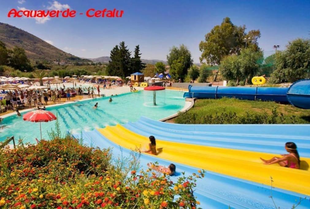Villa Indipendente Le Coccinelle Beach Mare Piscina A 250 Mt Dal Mare Con Servizio Di Piscina A 400 Mt 12 K Da Cefalu Campofelice Di Roccella Extérieur photo